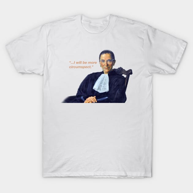 Notorious R.B.G. Funny Progressive, Liberal Ruth Bader Ginsburg T-Shirt by powerdesign01